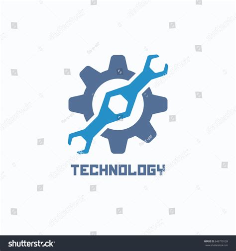 Repair Auto Service Icon Technology Logo Stock Vector (Royalty Free ...