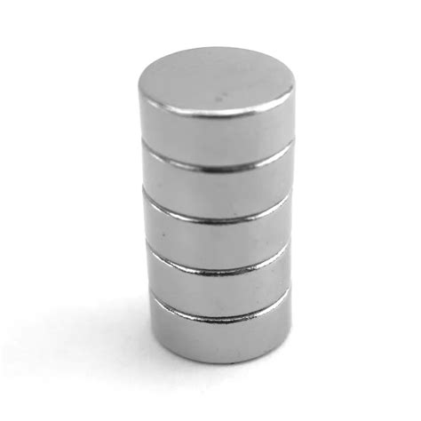 U JOVAN 10pcs 10 x 4mm N35 Small Round Magnets Super Strong Block Craft ...