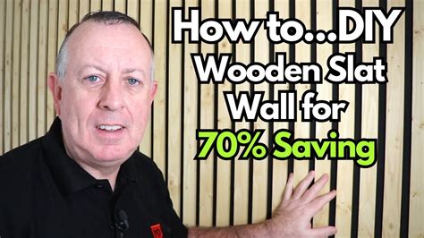 Save Money Building Your Own Slat Wall - YouTube