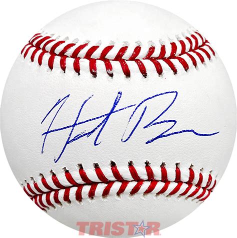 Hunter Brown Autographed Official Major League Baseball