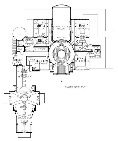 Mediterranean House Plan with 5 Bedrooms and 5.5 Baths - Plan 7933