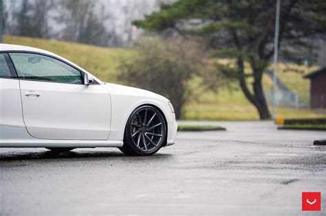 White Audi S5 Fitted with Contrasting Black Custom Add-Ons — CARiD.com ...