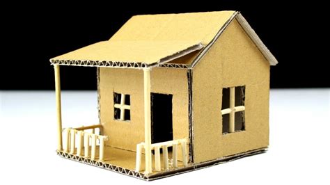 How To Make a Small Cardboard House (BEAUTIFUL & EASY WAY) - Best Home Design Video