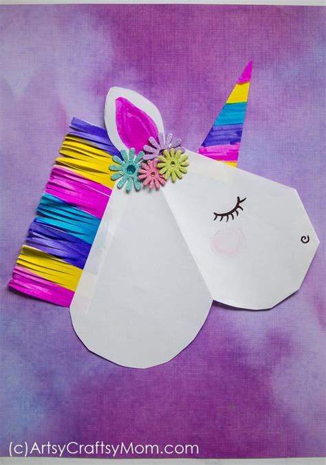 Everyone loves unicorns; especially when they're as colorful as this DIY Unicorn Valentine Paper ...