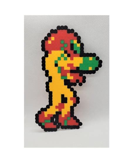 Super Metroid Perler Beads 8 Bit Pixel Art Samus Aran - Etsy Canada