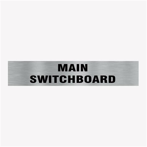 MAIN SWITCHBOARD SIGN | Buy Now – Get signs