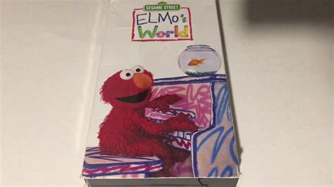 Sesame Street Elmo World Vhs Lot