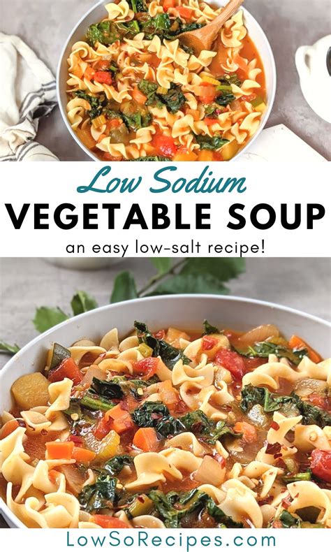 Low Sodium Vegetable Soup Recipe (Vegetarian) - Low So Recipes Heart Healthy Soup, Soup Recipes ...