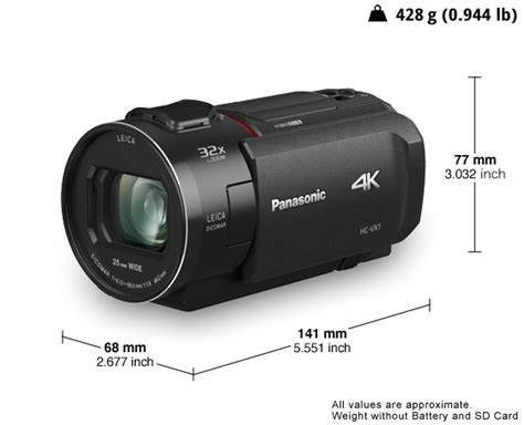 HC-VX1 4K/HD Camcorders - Panasonic Canada