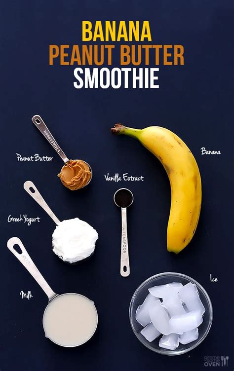 Peanut Butter Banana Smoothie | Gimme Some Oven