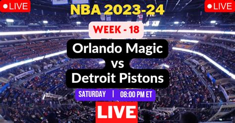 NBA LIVE – MAGIC vs PISTONS Live Today – ORL vs DET Live – Orlando ...