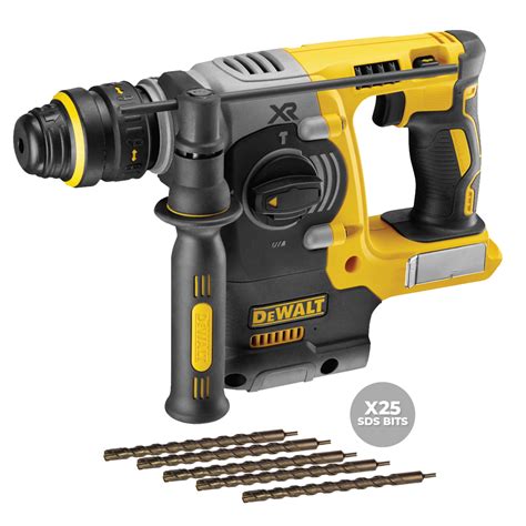 DeWalt Brushless SDS+ Rotary Hammer Drill & Bit Bundle - Toolden