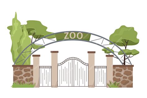 Zoo Entrance Cartoon