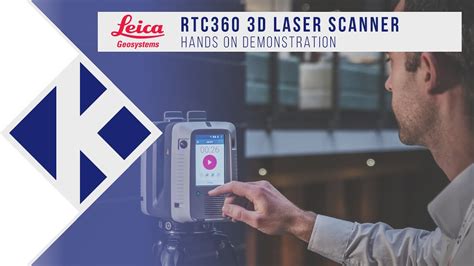 Leica Geosystems RTC360 3D Laser Scanner - Hands on Demonstration - YouTube