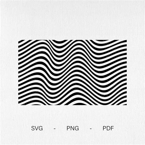 Wavy Line Svg Png Pdf - Etsy