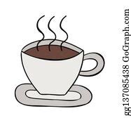 900+ Cartoon Vector Illustration Of A Cup Of Hot Coffee Clip Art | Royalty Free - GoGraph