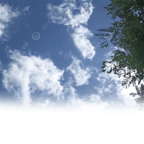 Blue Sky Clouds PNG Transparent, Sky Blue With Clouds And Leave, Blue ...