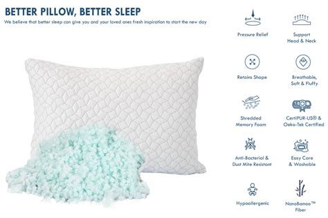 Gel Infused Memory Foam Pillow - Easy Home Furniture