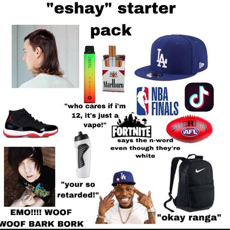 teenage eshay starter pack : r/starterpacks