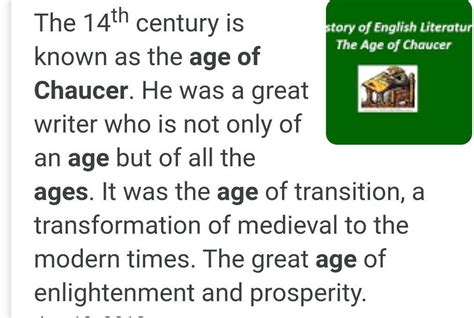 historical background of age of Chaucer - Brainly.in