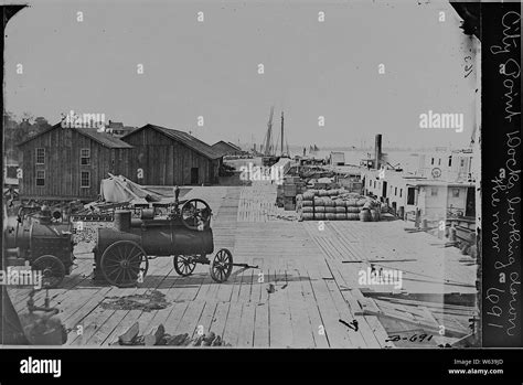 City Point Docks, Va Stock Photo - Alamy