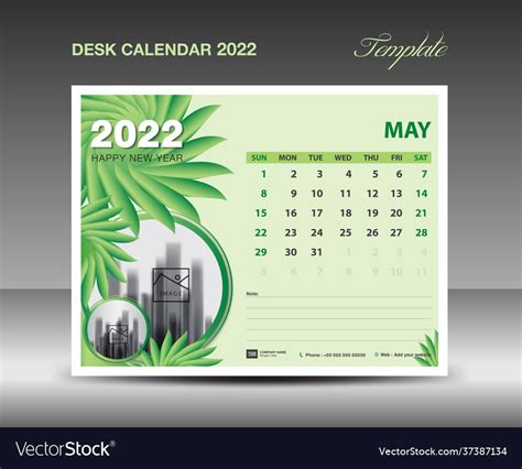 May Calendar 2022