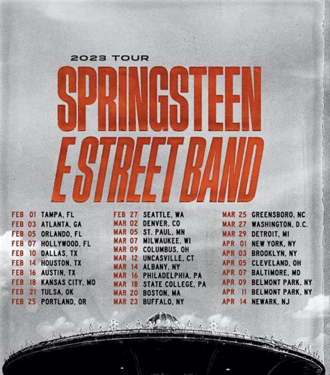 Bruce Springsteen and The E Street Band Announce First 2023 United ...