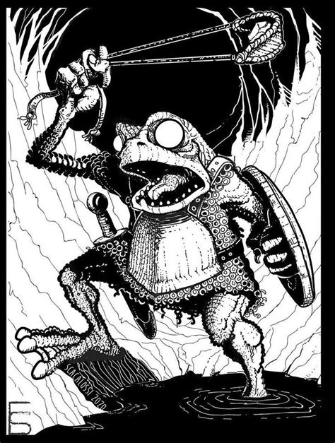 “Bullywug” Artist Artist Frank Scacalossi | Dungeons and dragons art ...