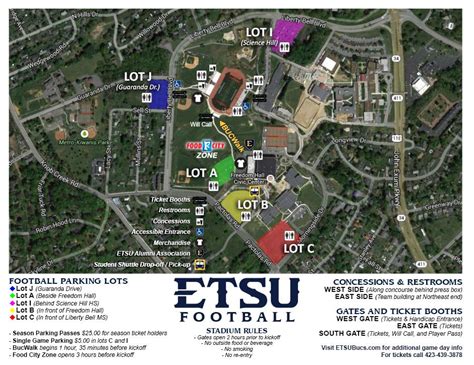 Etsu Map Of Campus