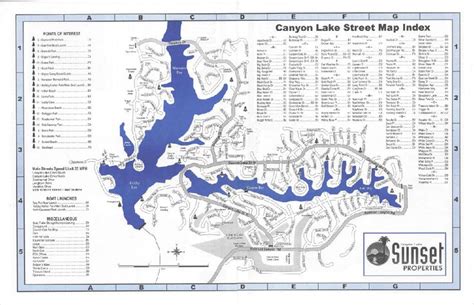 map1.jpg (1024×662) | Canyon lake, Street map, Lake