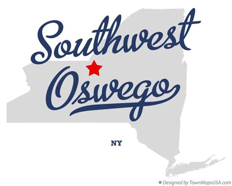 Map of Southwest Oswego, NY, New York