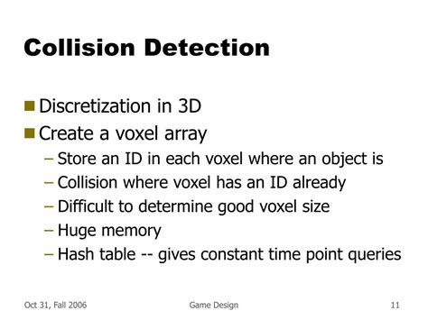 PPT - Collision Detection PowerPoint Presentation - ID:238041