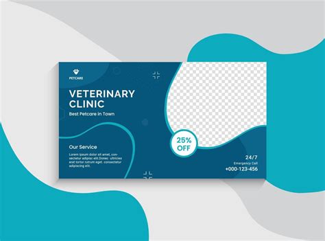 Video thumbnail for Veterinary clinic and web banner template. Promotion banner design for live ...