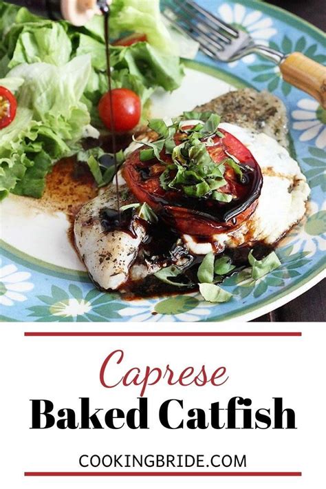 Caprese Baked Catfish Fillets | Recipe | Baked catfish fillets, Baked catfish, Blackened fish recipe