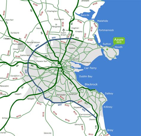 Dublin Map Region City - Map of Ireland City Regional Political