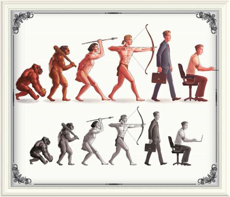 Caveman Evolution Stock Photos, Pictures & Royalty-Free Images - iStock