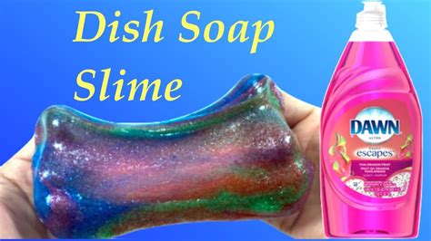 DIY How To Make Dish Soap Galaxy Slime Without Baking Soda,Borax ...