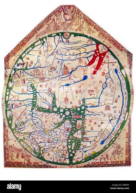 Hereford Mappa Mundi High Resolution