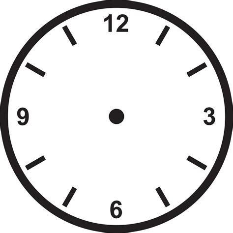 Clock face vector 4849558 Vector Art at Vecteezy