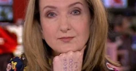 As domestic violence surges, BBC journalist anchors news with hotline written on her hand - CBS News