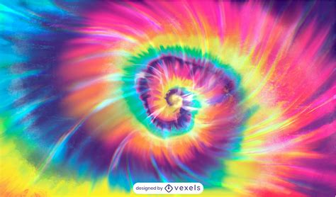 Tie Dye Background Hippie Illustration Design Vector Download