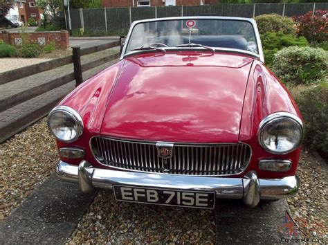 1967 MG MIDGET MkIII Extensive restoration in 1996 Photo file to show