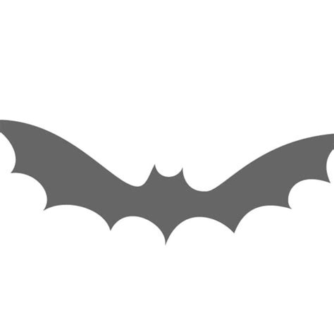 Wide Bat Stencil | Craftcuts.com