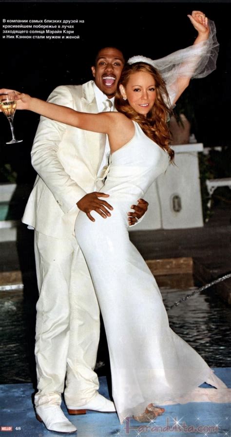 Primera foto exclusiva de la boda de Mariah Carey y Nick Cannon ...