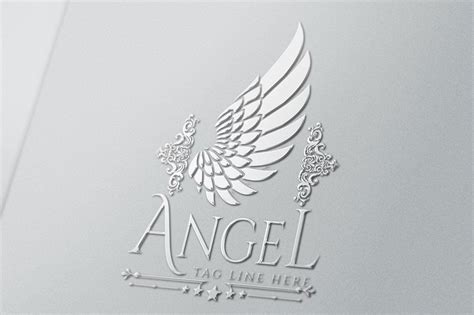 Angel Logo | Angels logo, Angel logo design, Logo templates