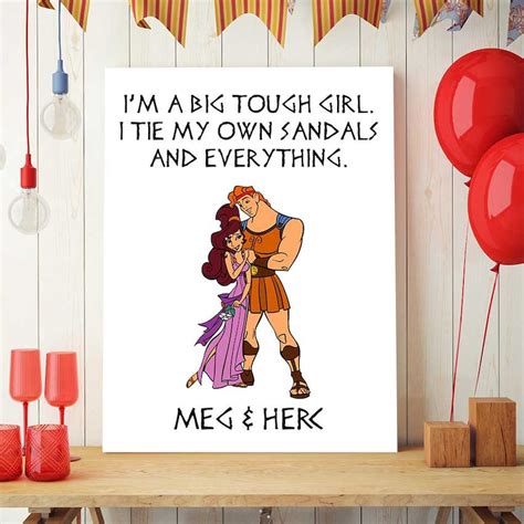 Meg Hercules Wall Art Hercules Disney Quotes Megara Quote | Etsy