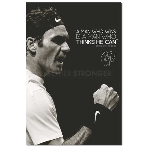 Roger Federer Inspirational Quote Poster Print Pre Signed - Etsy