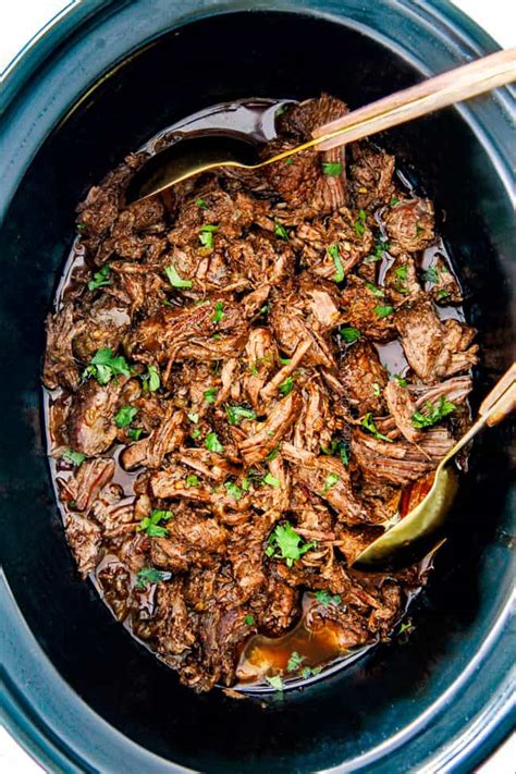 BEST EVER Chipotle Barbacoa (EASY Crockpot!) - Carlsbad Cravings