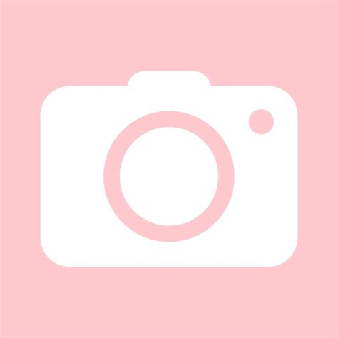 Pink Camera Icon | Pink camera, Iphone app design, Pink iphone