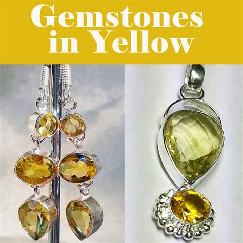 Gemstones in Yellow color - Jewels of Sayuri